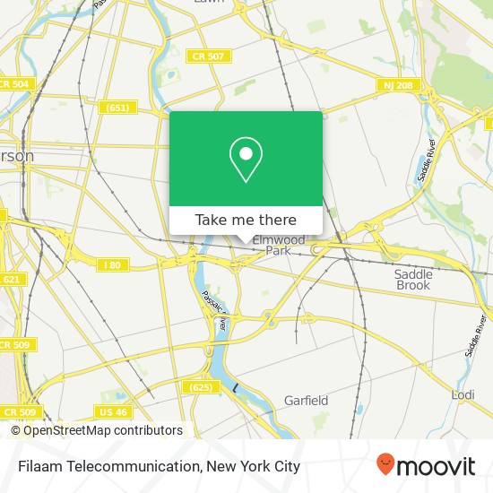Mapa de Filaam Telecommunication