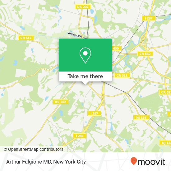 Arthur Falgione MD map