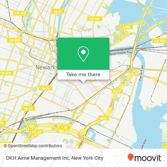 Mapa de DKH Aime Management Inc