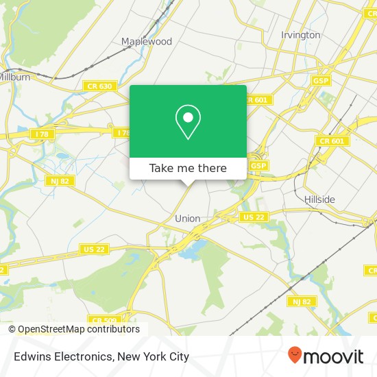 Mapa de Edwins Electronics