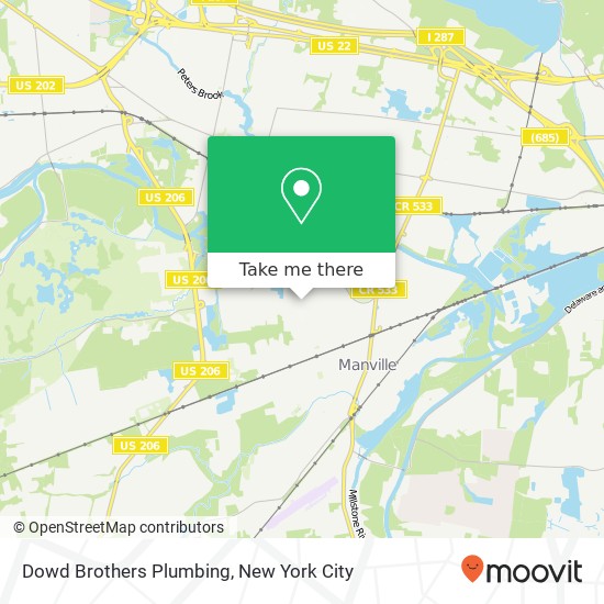 Dowd Brothers Plumbing map