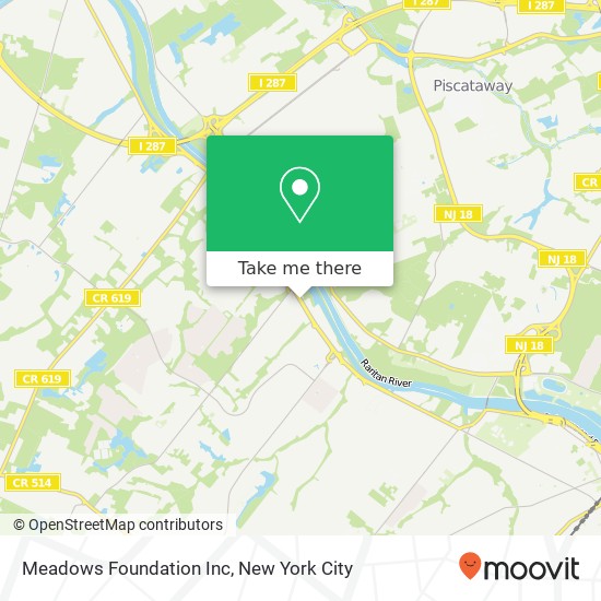 Meadows Foundation Inc map