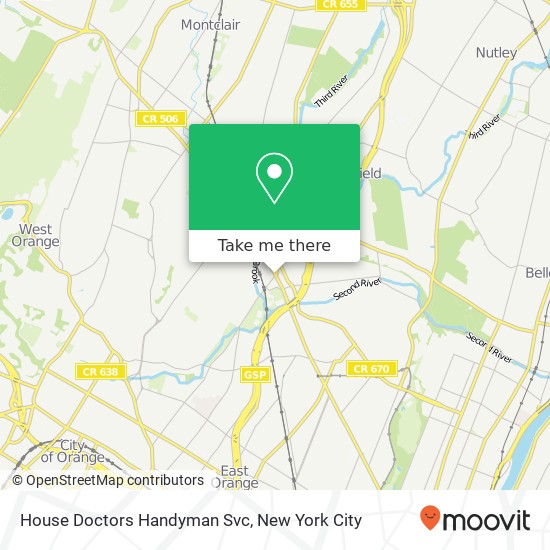 House Doctors Handyman Svc map