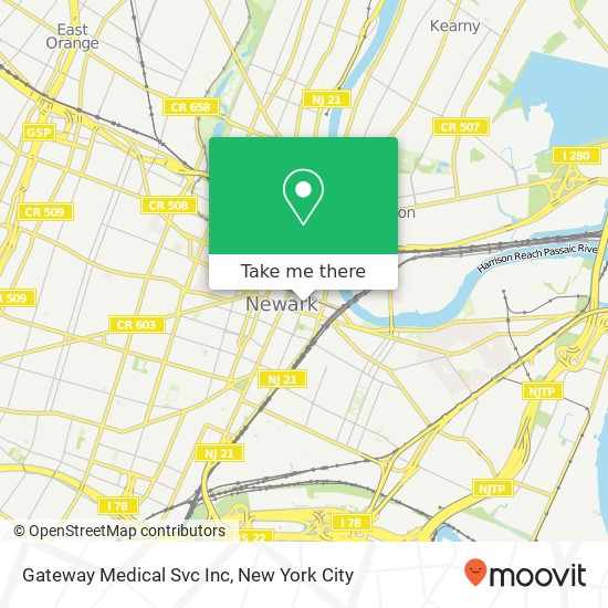 Mapa de Gateway Medical Svc Inc
