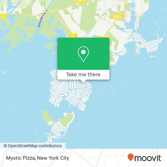 Mystic Pizza map