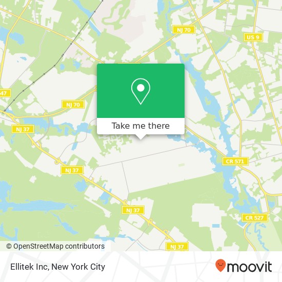 Mapa de Ellitek Inc
