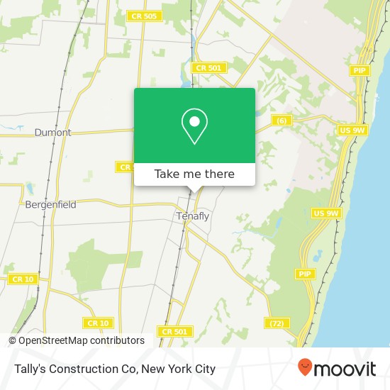 Tally's Construction Co map