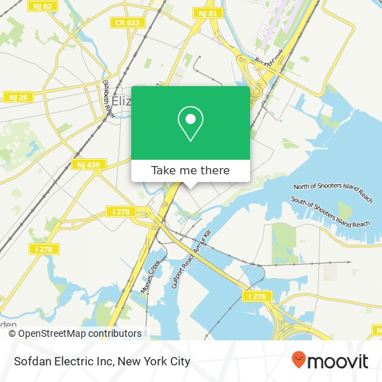 Sofdan Electric Inc map