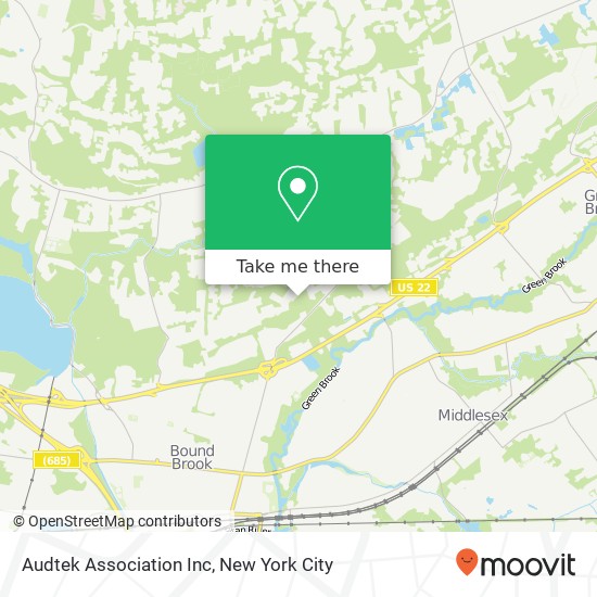 Audtek Association Inc map