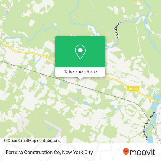 Ferreira Construction Co map