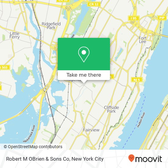 Mapa de Robert M OBrien & Sons Co