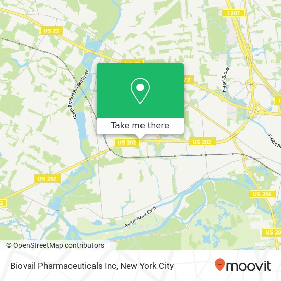 Biovail Pharmaceuticals Inc map