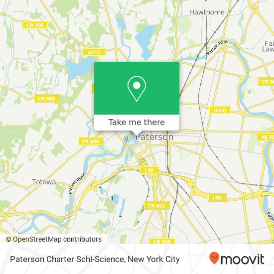 Mapa de Paterson Charter Schl-Science