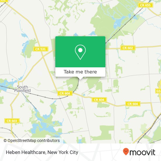 Mapa de Heben Healthcare