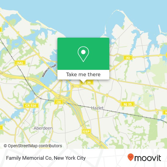 Mapa de Family Memorial Co