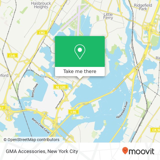 GMA Accessories map