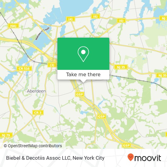 Biebel & Decotiis Assoc LLC map