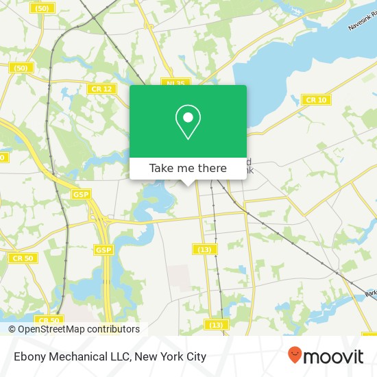 Mapa de Ebony Mechanical LLC