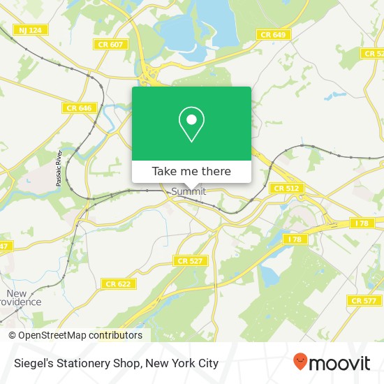 Mapa de Siegel's Stationery Shop