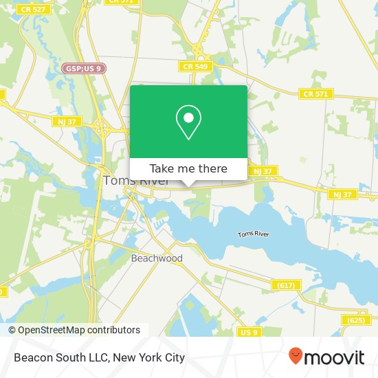 Mapa de Beacon South LLC