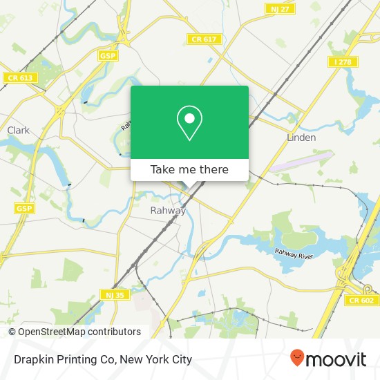 Drapkin Printing Co map