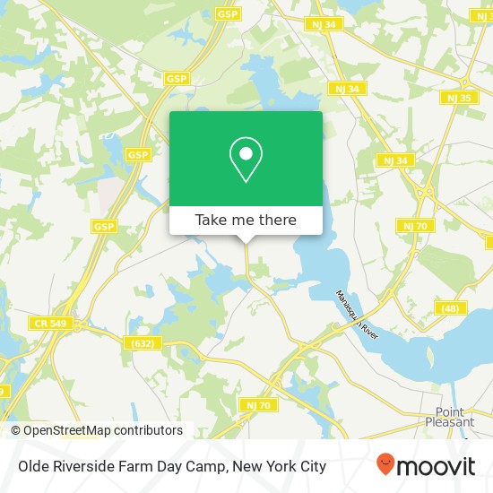 Mapa de Olde Riverside Farm Day Camp