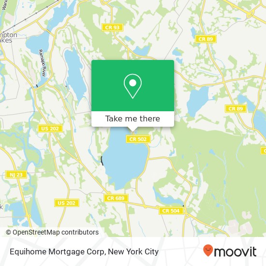 Mapa de Equihome Mortgage Corp