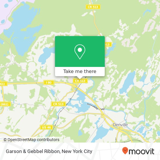 Mapa de Garson & Gebbel Ribbon