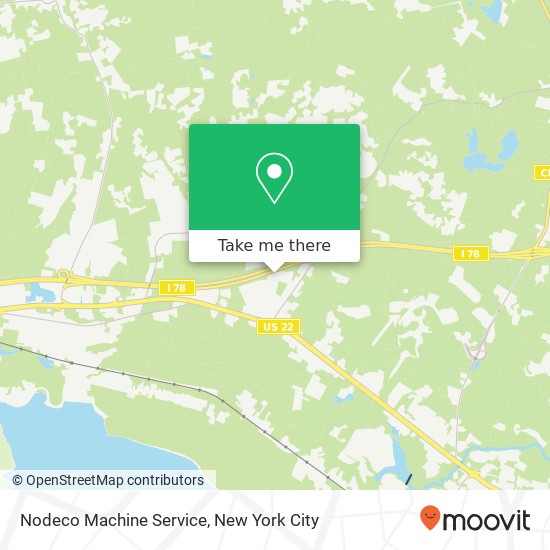 Mapa de Nodeco Machine Service
