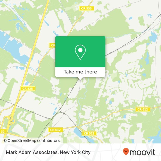 Mark Adam Associates map