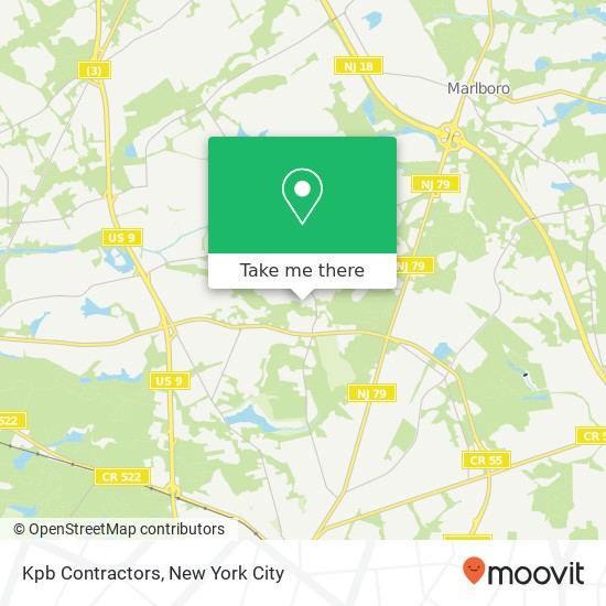 Kpb Contractors map