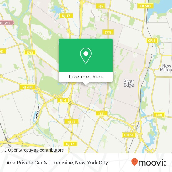 Mapa de Ace Private Car & Limousine