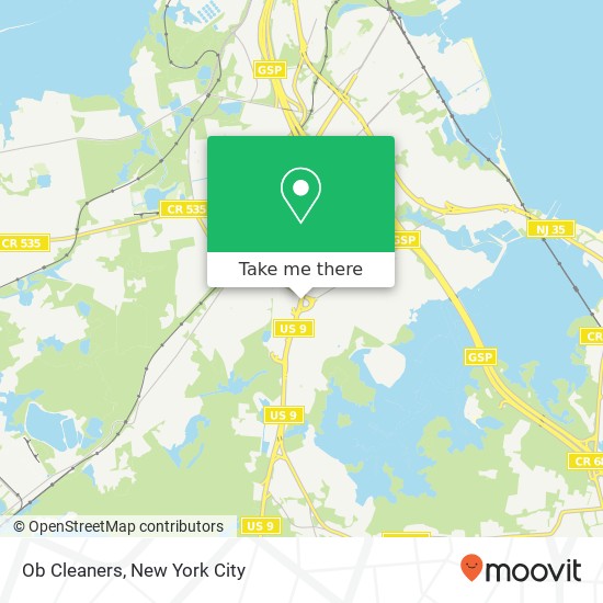 Ob Cleaners map