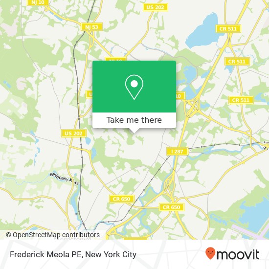 Frederick Meola PE map