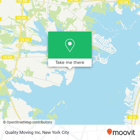 Quality Moving Inc map