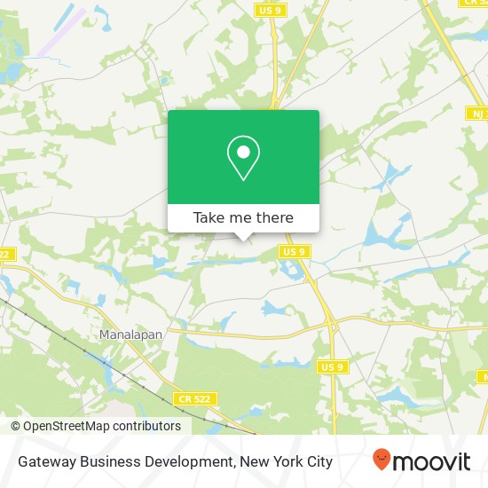 Gateway Business Development map