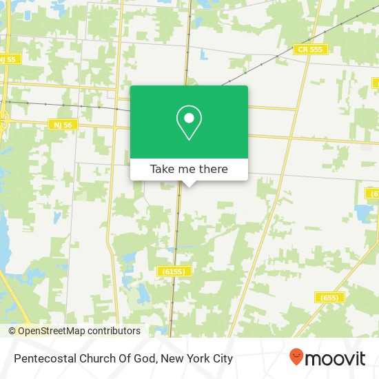 Mapa de Pentecostal Church Of God