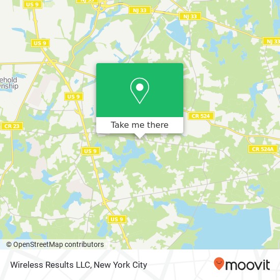 Mapa de Wireless Results LLC
