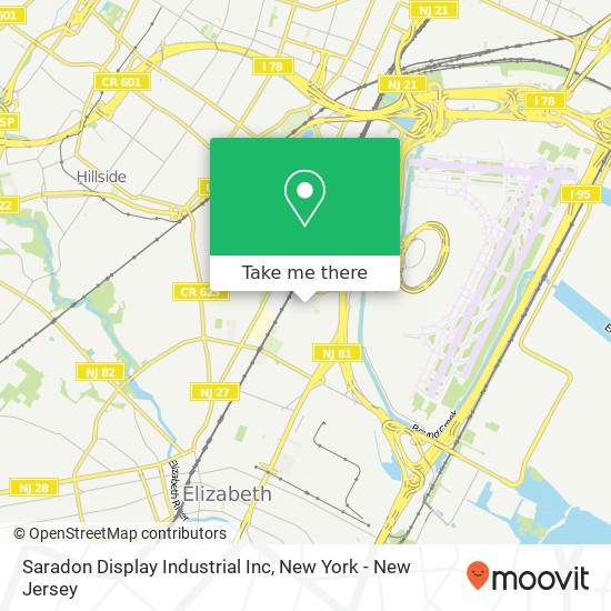 Mapa de Saradon Display Industrial Inc