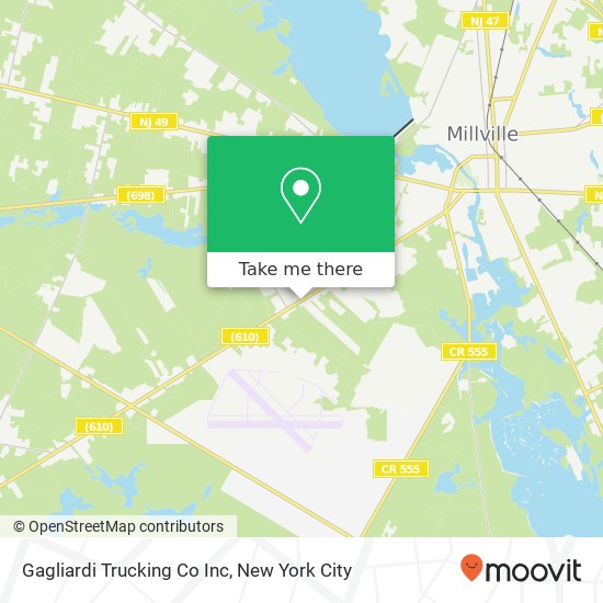 Gagliardi Trucking Co Inc map