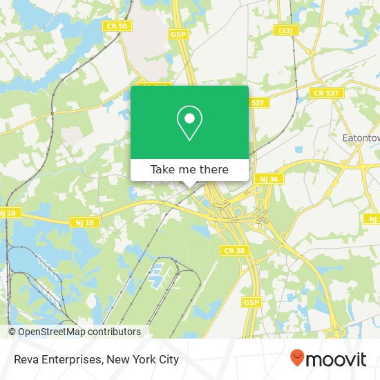 Reva Enterprises map