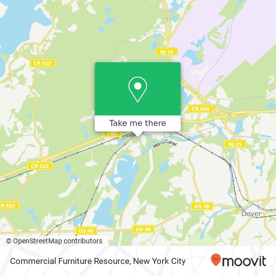 Mapa de Commercial Furniture Resource