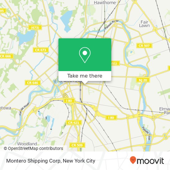 Montero Shipping Corp map