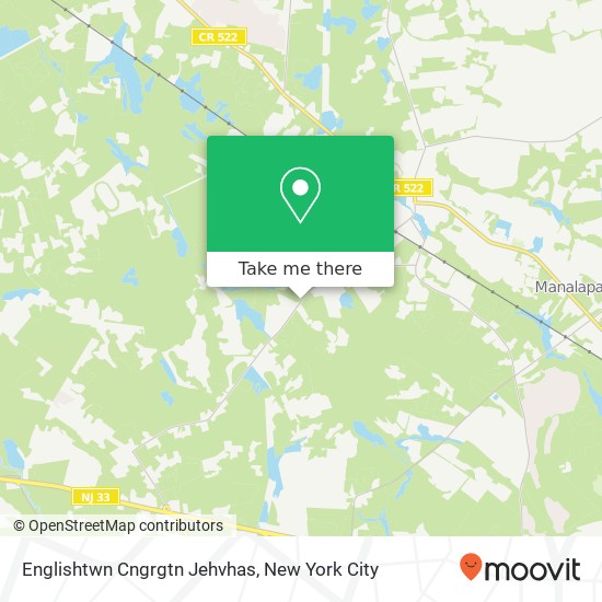 Englishtwn Cngrgtn Jehvhas map