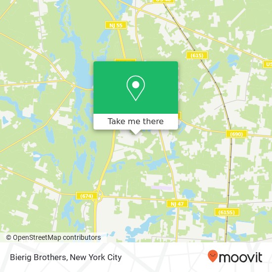 Bierig Brothers map