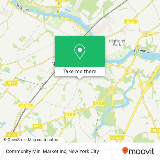 Mapa de Community Mini Market Inc