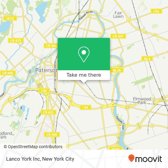Lanco York Inc map