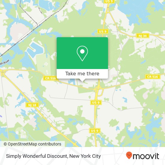 Simply Wonderful Discount map