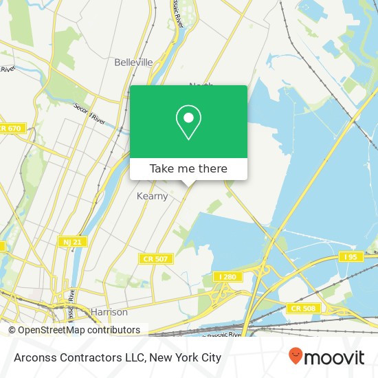 Arconss Contractors LLC map