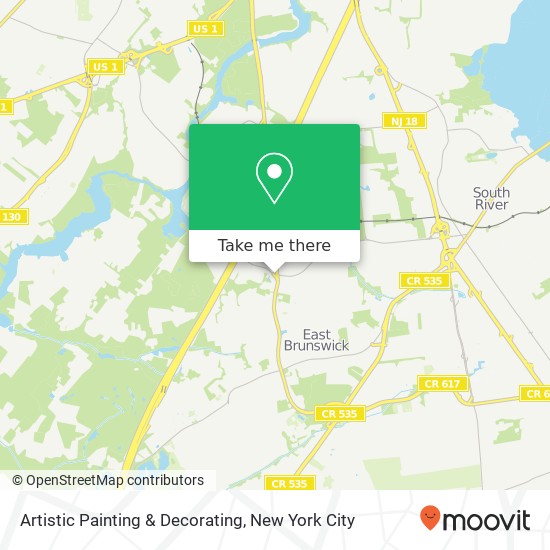 Mapa de Artistic Painting & Decorating